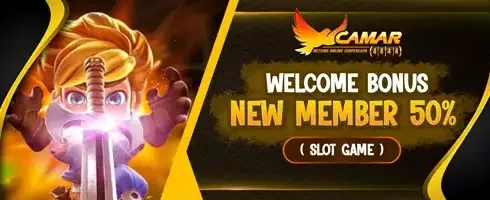 Bonus Selamat Datang Member Baru 100% promotion banner